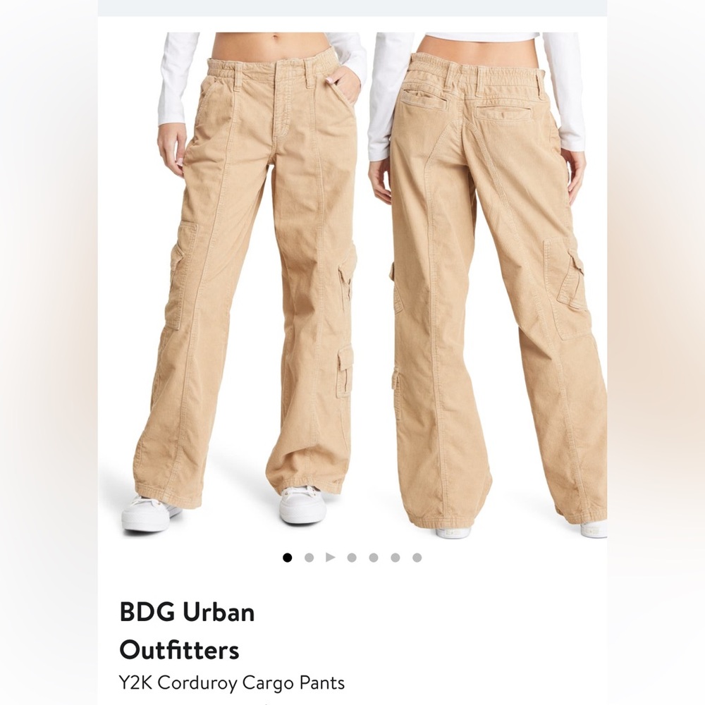 BDG urban outfitters Y2K corduroy cargo pants